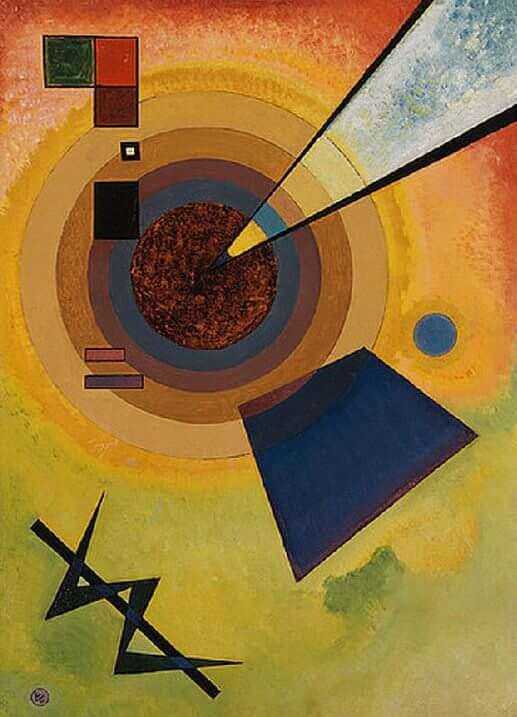 Green and Red, 1925 by Wassily Kandinsky