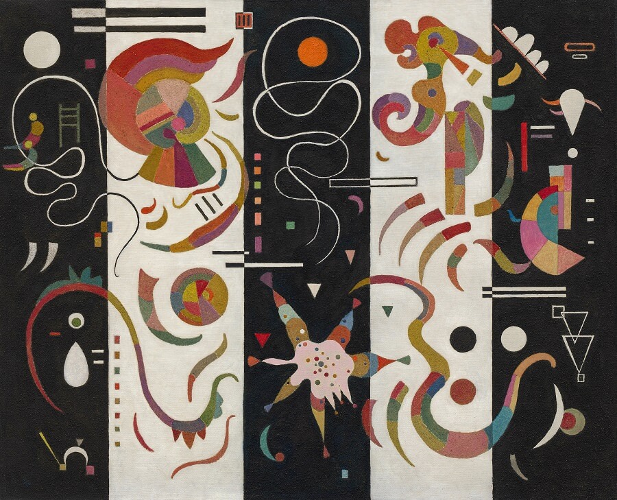 Striped, 1934 by Wassily Kandinsky