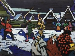 Scene, 1907 by Wassily Kandinsky