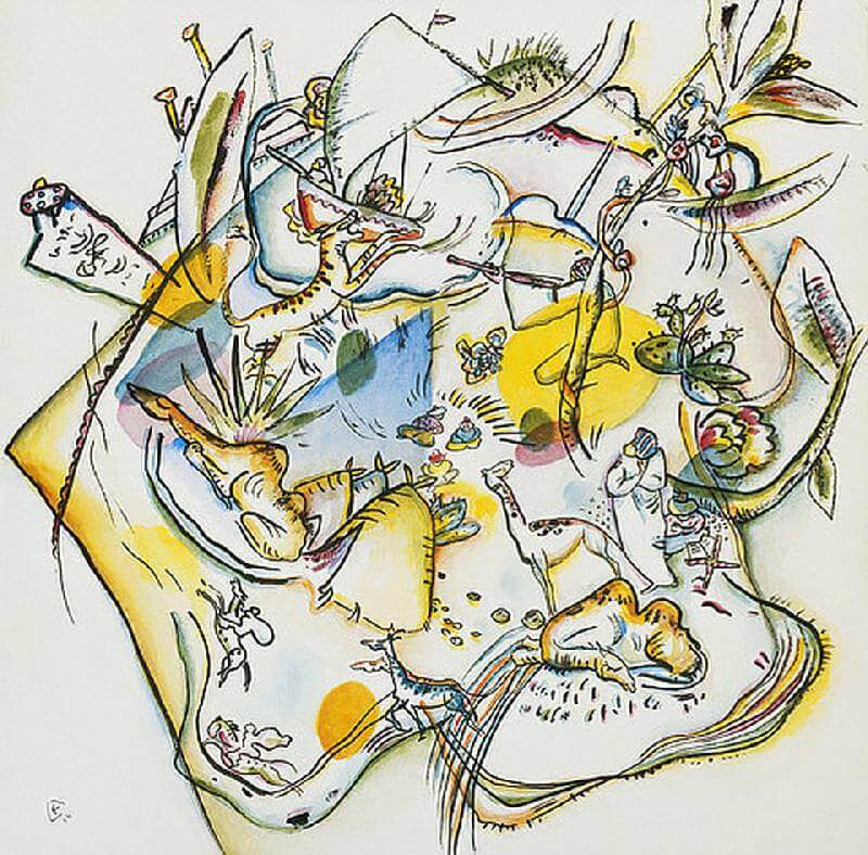 Afrika, 1916 by Wassily Kandinsky