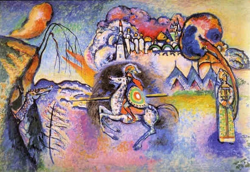Rider St George, 1914 by Wassily Kandinsky