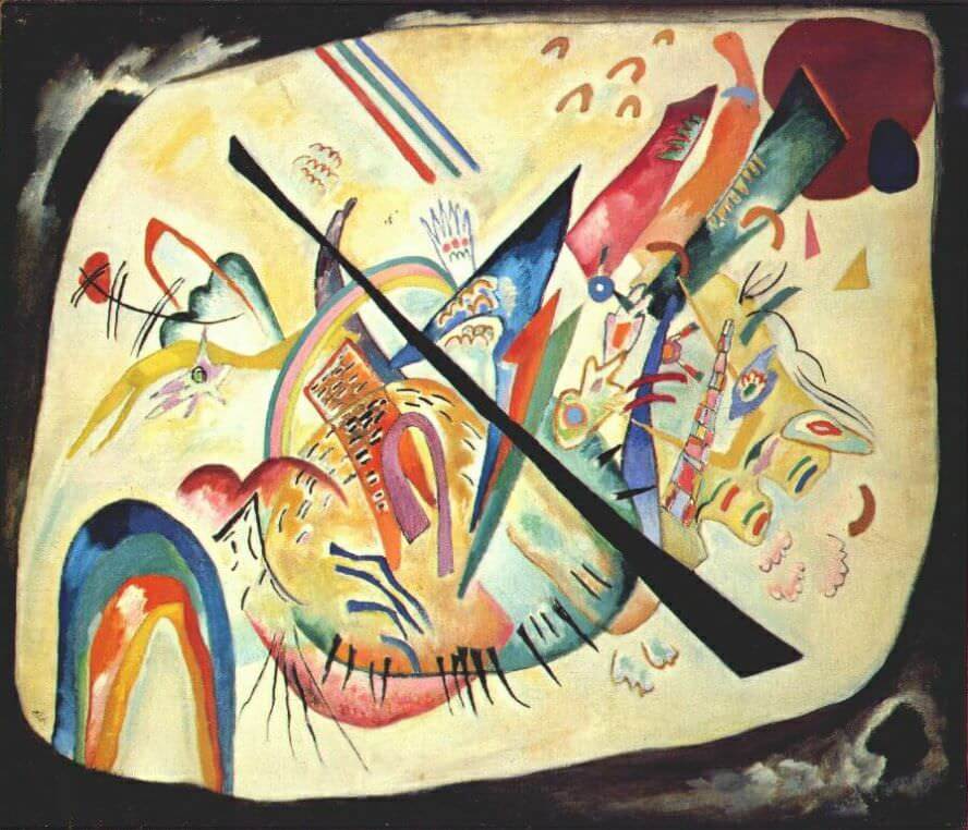 White Oval, 1919 by Wassily Kandinsky