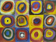 Farbstudie Quadrate by Wassily Kandinsky