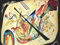 White Oval, 1919 by Wassily Kandinsky